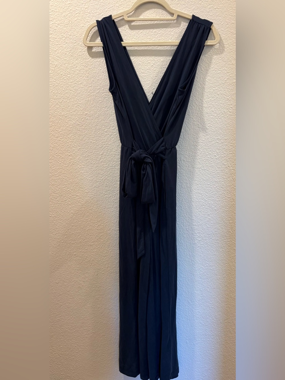 NWT Banana Republic Navy Wrap Jumpsuit with Tie Waist, Size S